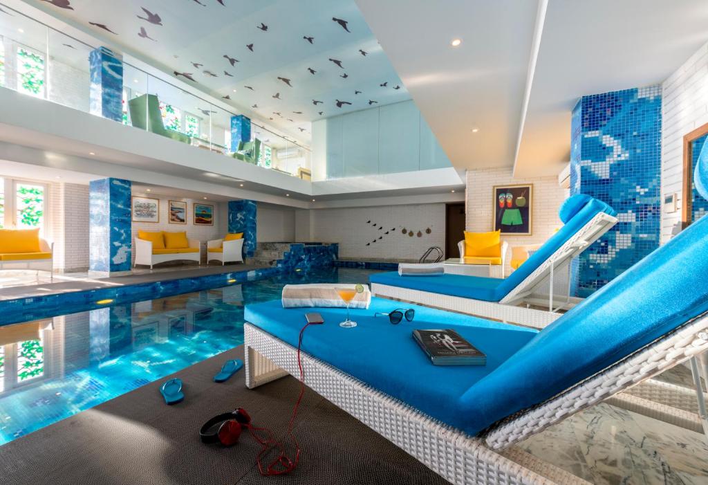 Indoor Swimming Pool Mosaic Hotel Mussoorie Mallroad